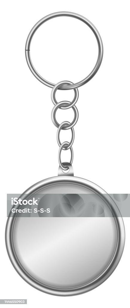 Keychain Holder Mockup Realistic Door Key Chain Stock Illustration -  Download Image Now - Accessibility, Advertisement, Blank - iStock