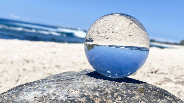 istock Crystal Ball Reflecting The Big Island - Hawaii 1446557668