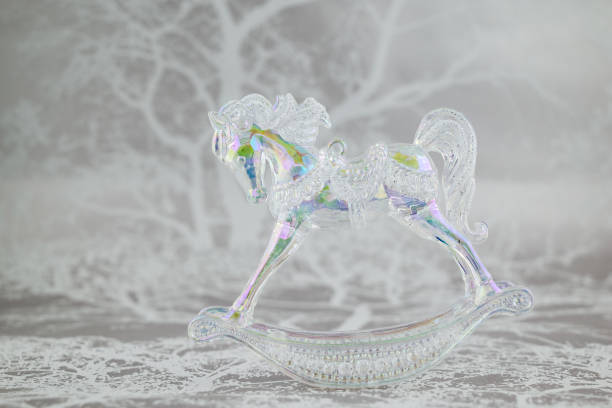 istock Vintage rocking horse christmas decoration 1446564864