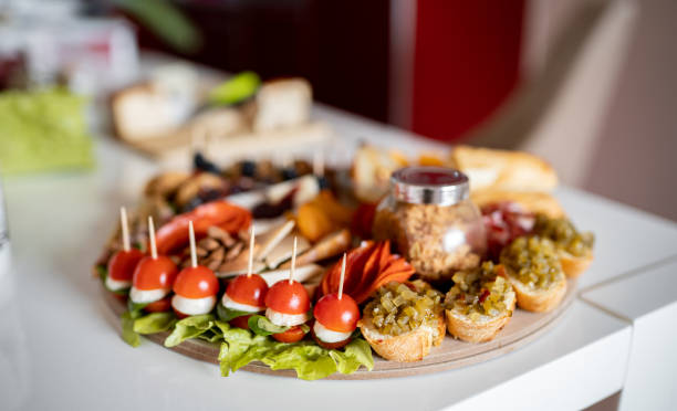 istock Cold smoked meat and cheese plate 1446566533