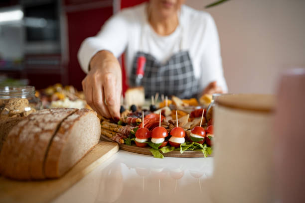 istock The woman orders an appetizer 1446566650