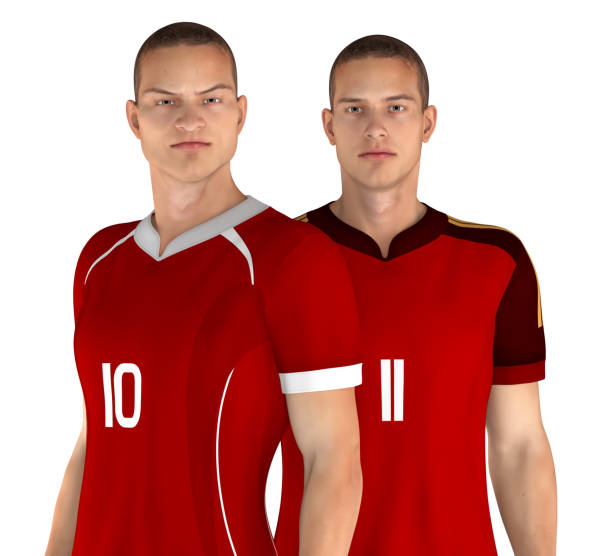 istock 3D illustrations of soccer players from different teams 1446567563