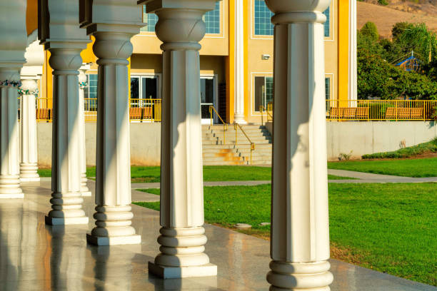 istock middle eastern architectual pillars in late afternoon sun 1446575367