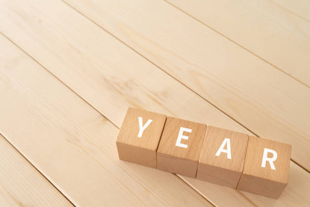 istock Wooden blocks with 