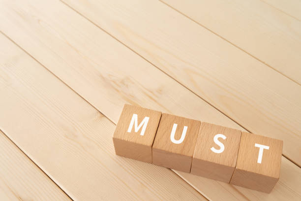 istock Wooden blocks with 