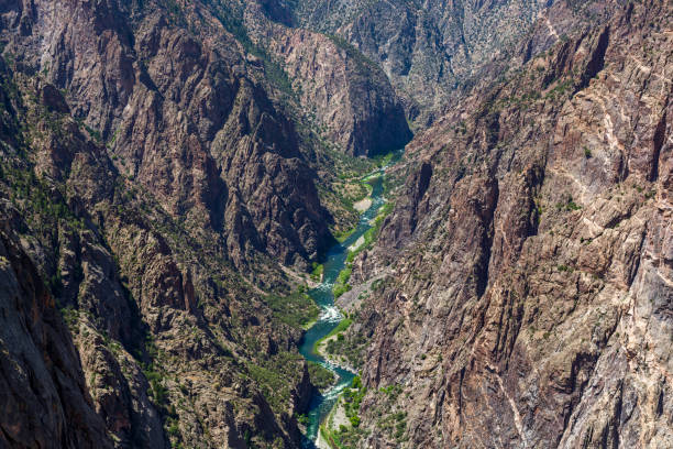 Black Canyon View stock photo