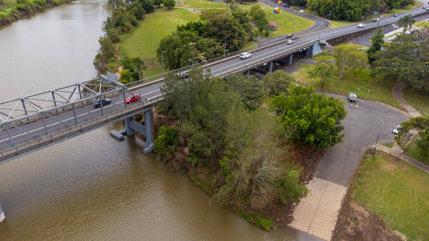 istock Bridge over the river in Lismore, NSW 1446585268