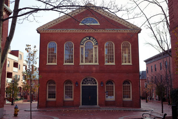 Old Town Hall Old Town Hall, Salem, MA salem massachusetts stock pictures, royalty-free photos & images