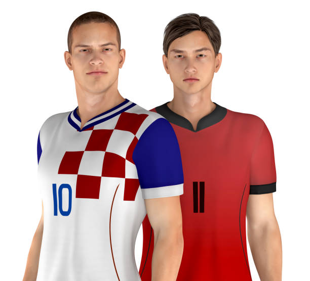 istock 3D illustrations of soccer players from different teams 1446591183