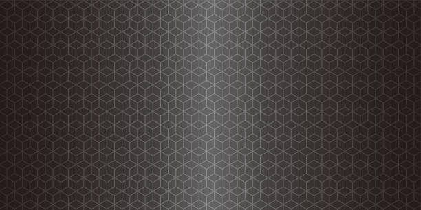 istock Background image of traditional pattern with silver Japan.　Background illustration for New Year's cards. 1446608212