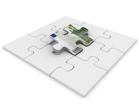 Puzzle 3D. Innovate, differentiate business background
