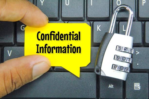 istock lock codes and conversation boxes with the words Confidential Information 1446617158