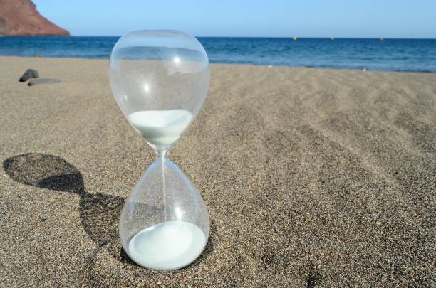 istock Hourglass on a Beach , digital , photo, image 1446617296