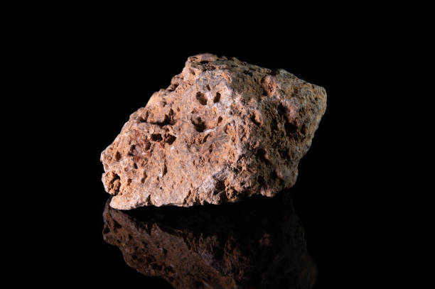 istock A brownish mineral albite with a porous surface 1446619923