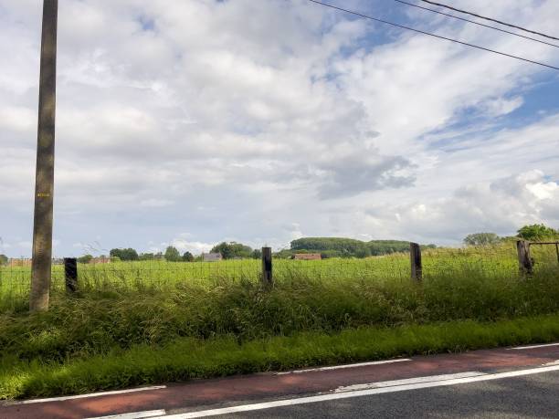 istock Car window view over a rural scene 1446625159