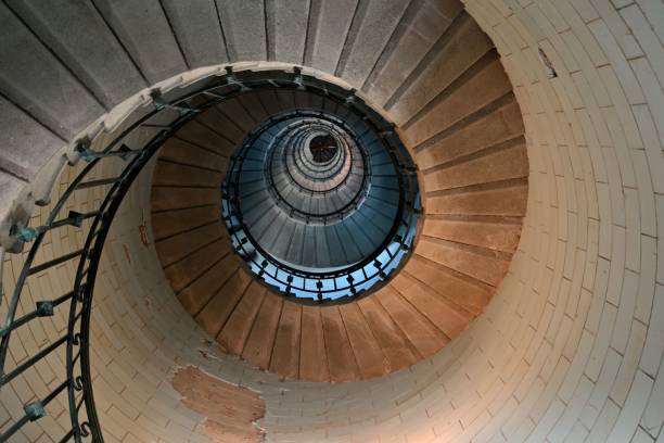 istock Eckmuhl lighthouse stair case in Penmarch, Brittany 1446625528