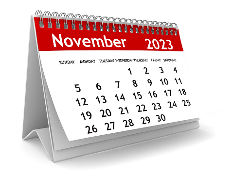 November 2023 calendar