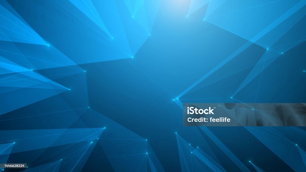 Line Technology Particles Dot Line Technology Particle Background Stock Photo - Download Image ...