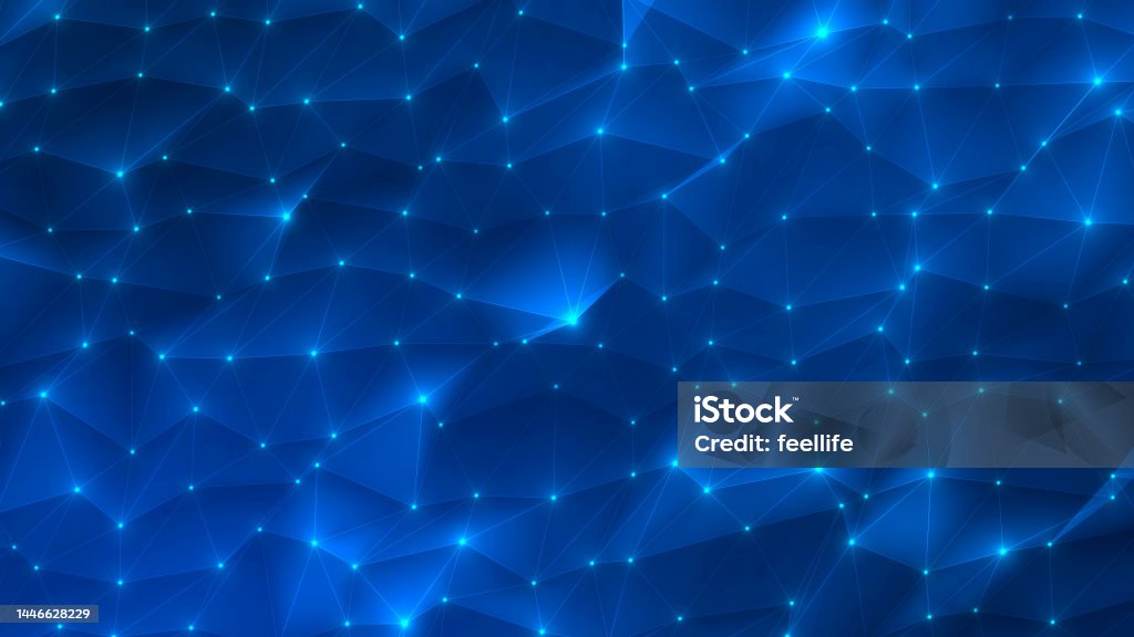 Line Technology Particles Dot Line Technology Particle Background Stock Photo - Download Image ...