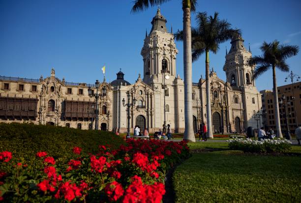istock Famous Plaza Mayor in Lima, Peru 1446631107
