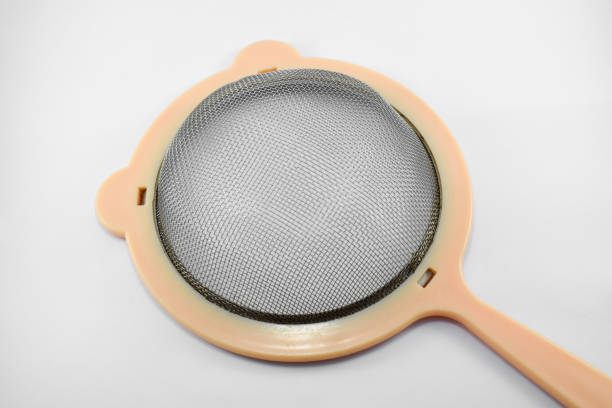 istock Metal or stainless-steel kitchen strainer, kitchen tool 1446632284