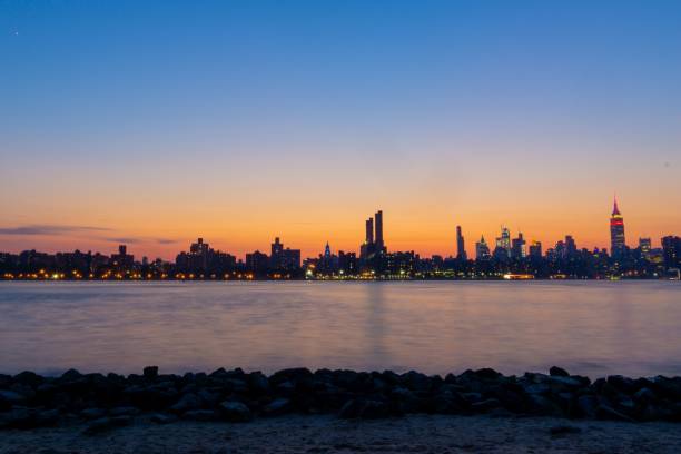 istock Manhattan skyline from Williamsburg, Brooklyn, NYC during scenic sunset 1446632377