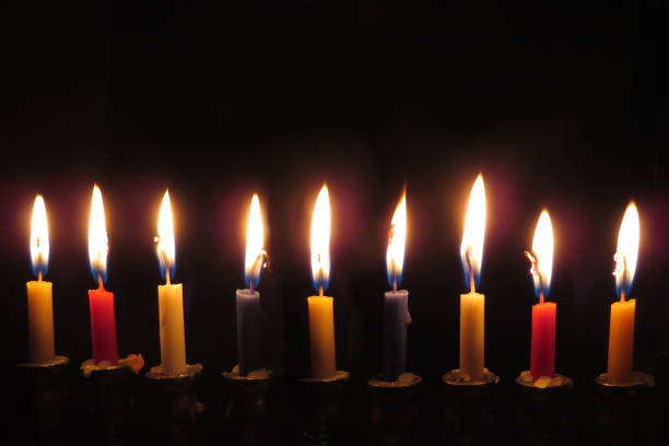 Jewish holiday Hanukkah Jewish holiday Hanukkah candlestick holder photos stock pictures, royalty-free photos & images