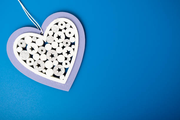 Two hearts with red background for Valentine's Day