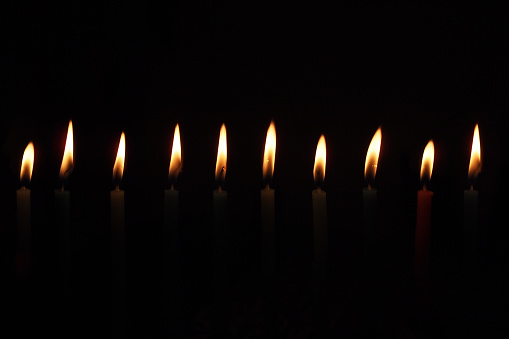 Candles for Hannukah
