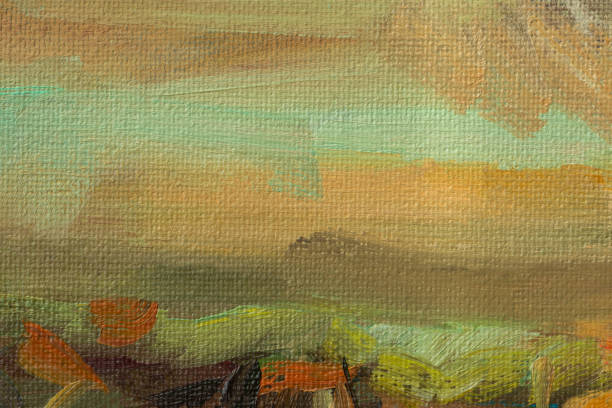 istock Abstract background autumn painting 1446643925