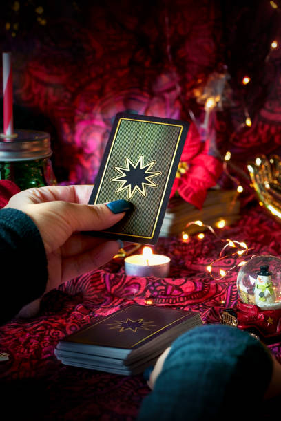 istock tarot card reading at Christmas 1446644031