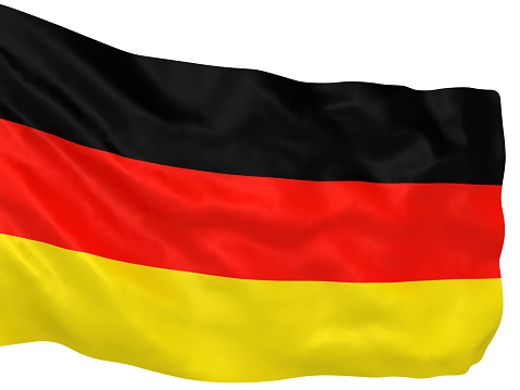 Germany flag waving