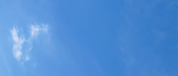 istock Cloudscape - Blue clear sky and white clouds, wide panorama The vast blue sky and clouds sky 1446646849