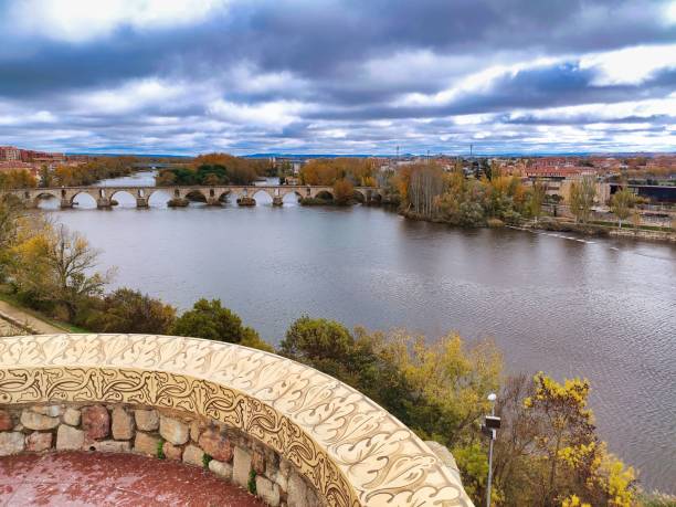 istock Balcony over Douro river, Zamora city, Castile Leon, Spain 1446647578