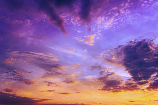 istock Amazing Color Effect Of Cloud. Natural Bright Dramatic Sky Background. Soft Colors. Sunrise Sky Natural Background. Fantasy Clouds. Gently Blue, Yellow, Orange, Pink, Red Colors 1446653323