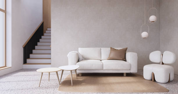 istock Sofa armchair on Living room empty japanese style 1446668911