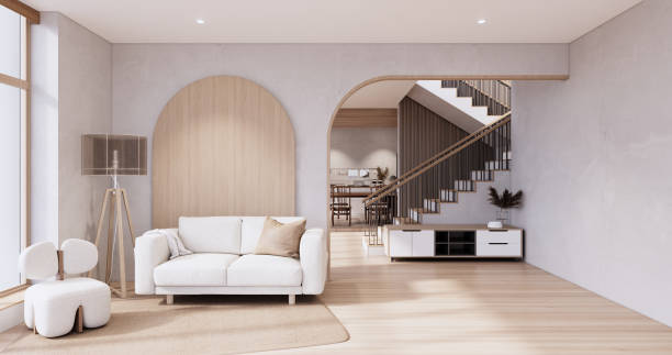 istock Sofa armchair on Living room empty japanese style 1446669621