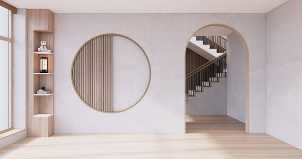 istock Muji sofa and decoration wabisabi on japandi room interior 1446669807