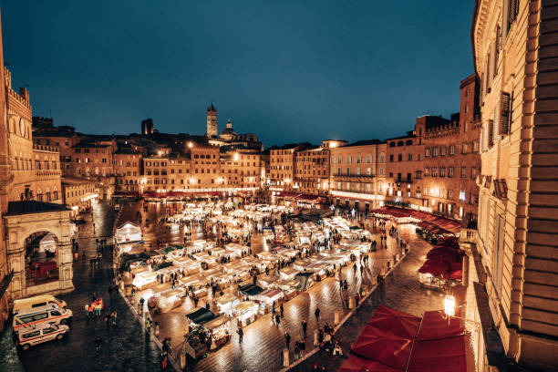 christmas market in siena