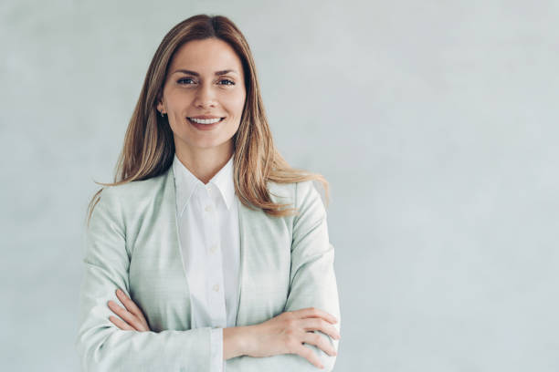 istock Confident young businesswoman 1446678997