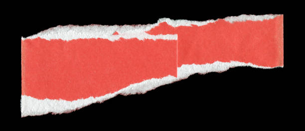 istock Cut or torn paper background textured isolated 1446683343