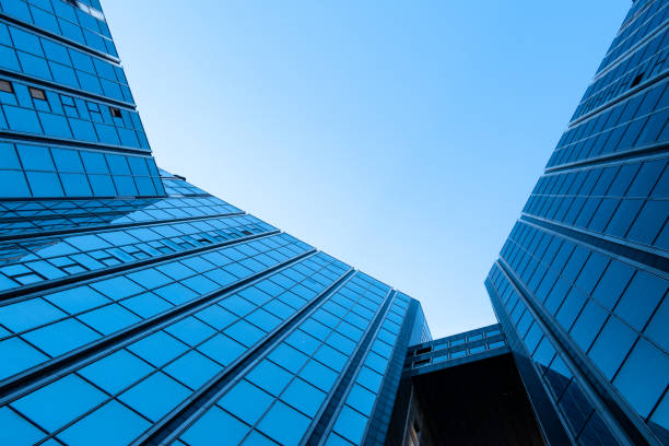 istock Modern building in La Defense financial district in Paris, 1446688098