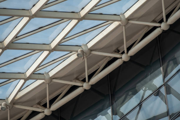 istock Close up detail of skylight structure 1446689153