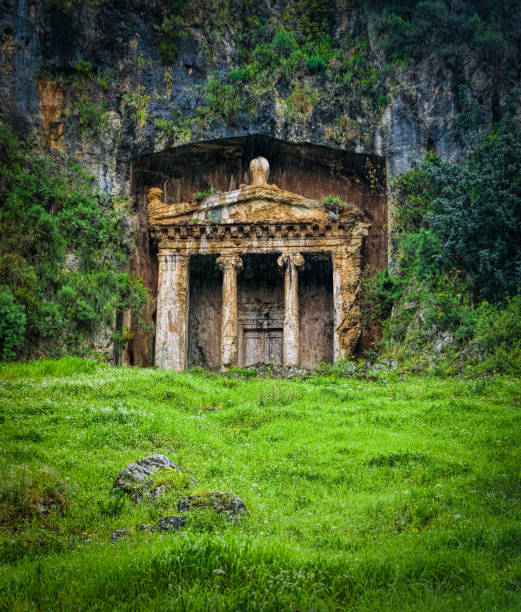 istock Amyntas Tombs in Fethiye Turkey 1446690848
