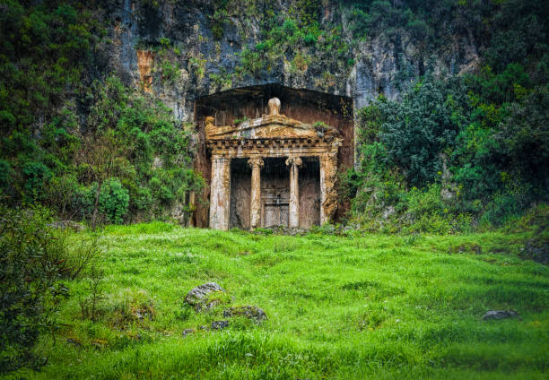 istock Amyntas Tombs in Fethiye Turkey 1446690856