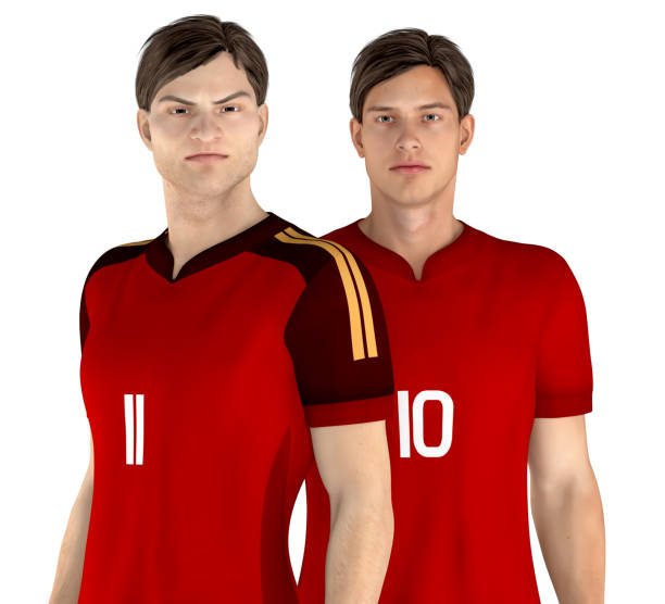 istock 3D illustrations of soccer players from different teams 1446695383