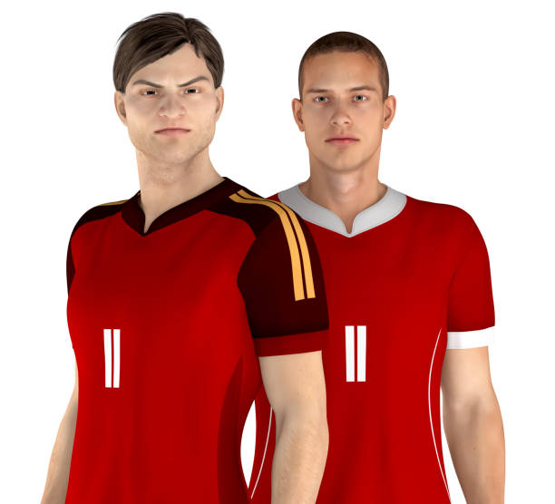 istock 3D illustrations of soccer players from different teams 1446695423
