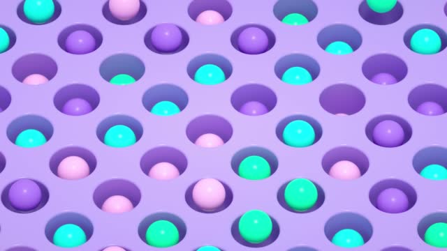 Bouncing Spheres Loopable Animation