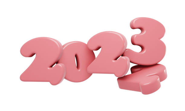 istock 3D Render New Year 2022 change to  2023 number. 3D Render illustration. 1446699465