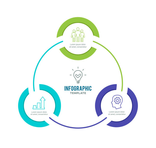 illustrazioni stock, clip art, cartoni animati e icone di tendenza di elemento infografico - diagramma